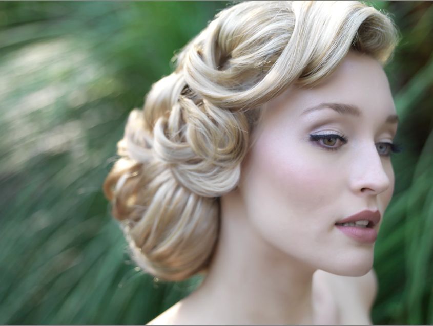 1940's Wedding Hairstyle