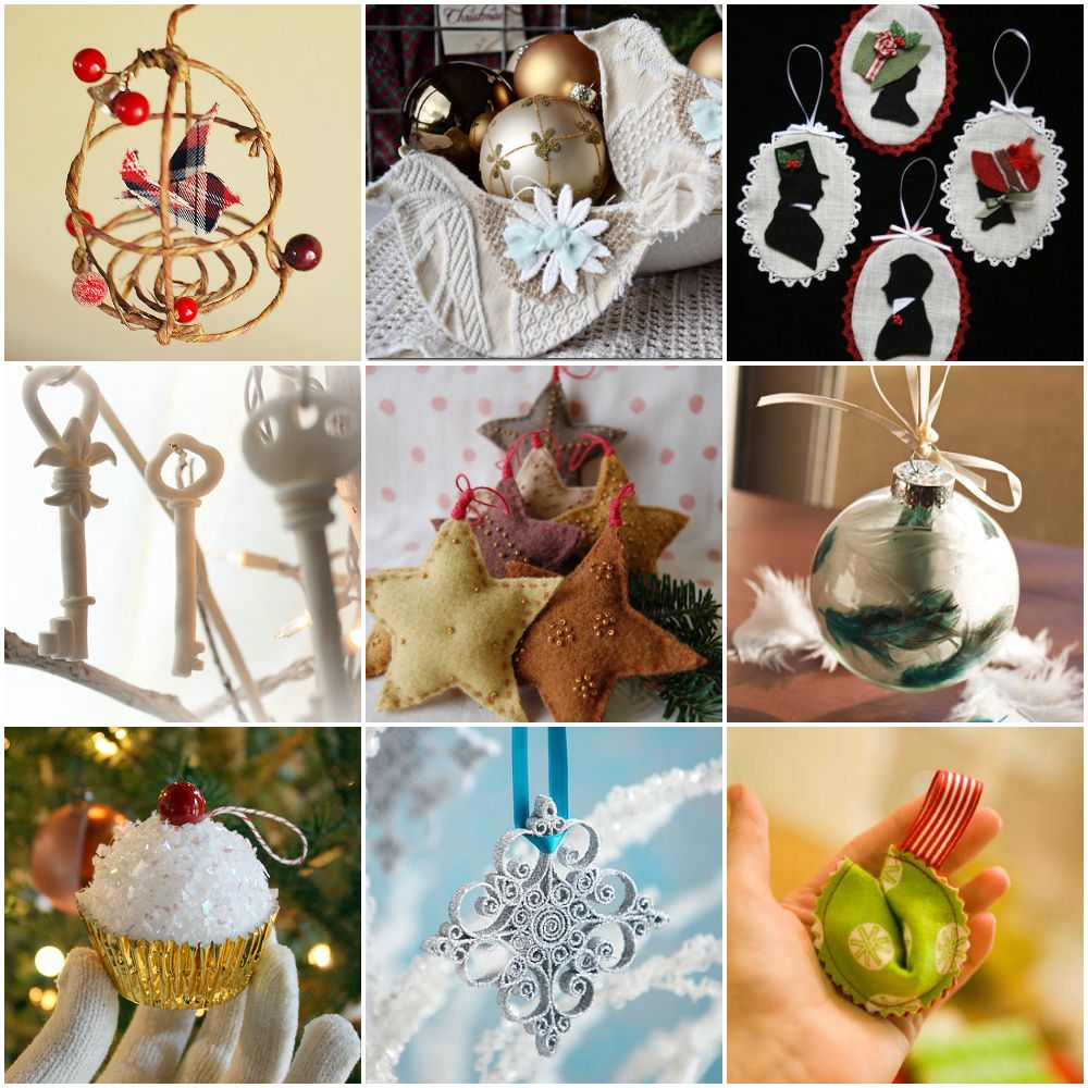 25 DIY Ornaments