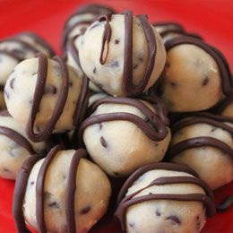 AMAZING… But take to a party.. or you will eat them all!Cookie Dough Bites. No