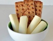 A GINORMOUS list of healthy snack ideas. One of the blog contributors is a regis