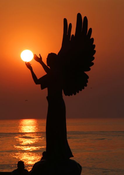 Angel Holding The Sun.