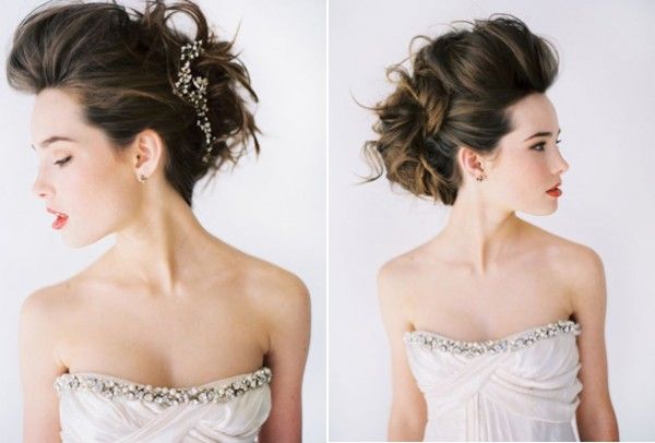 Awesome Rock N' Roll Wedding Hair Updo. Love it. It reminds me a bit of my P