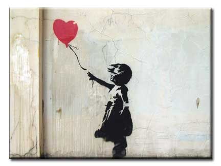 Banksy Red Balloon Girl