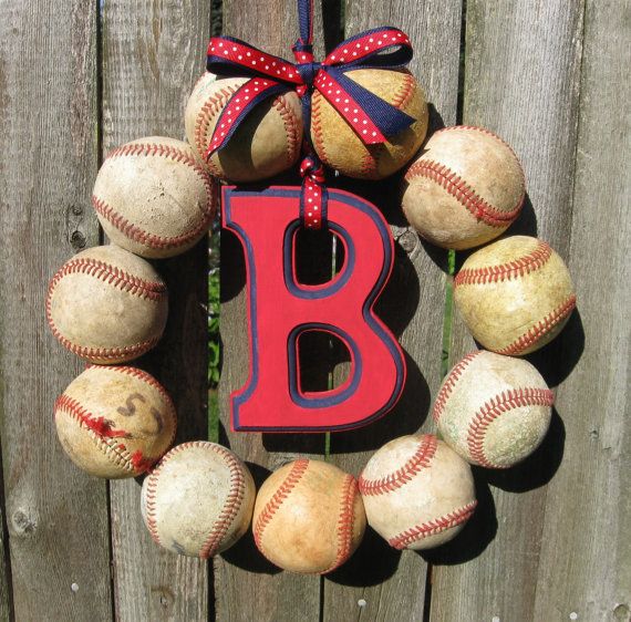 Baseball Love Wreath