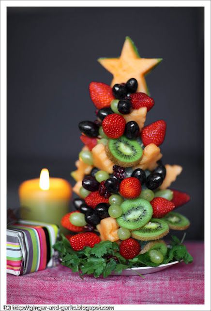 Beautiful Fruit Christmas Tree