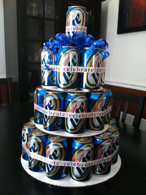 Beer Cake! Would be an awesome gift!