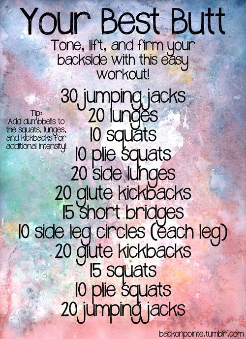 Booty workout