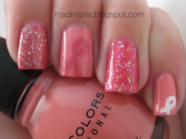 Breast Cancer Nails