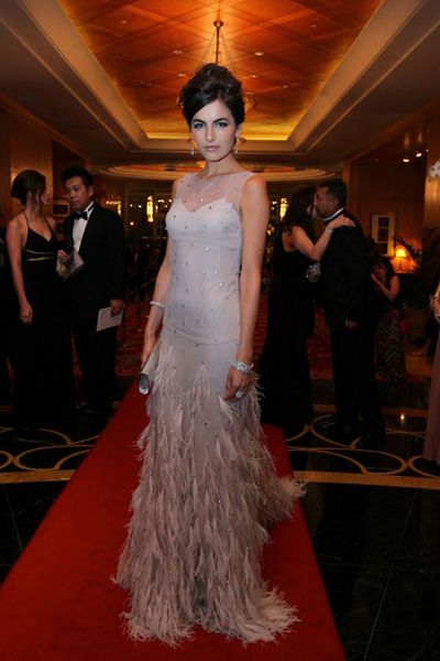 Camilla Belle wears over $180,000 of jewels to Formula One Grand Prix Ball