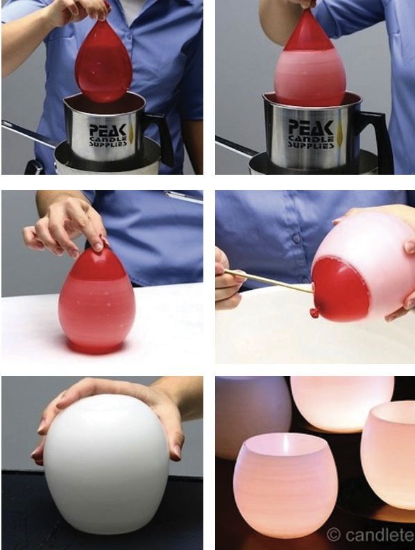 Clever wax tea lights
