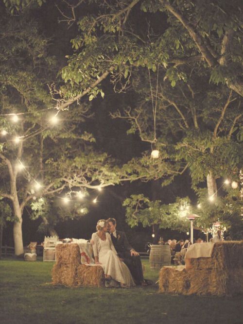 Country style wedding.