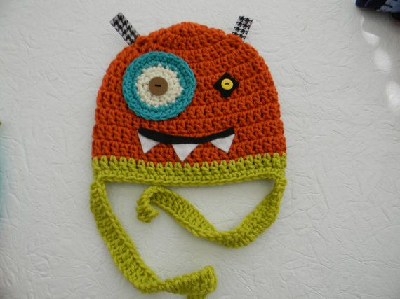 Crochet Monster Hats