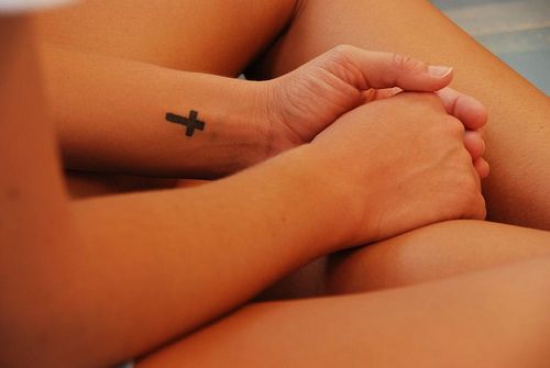 Cross tattoo ♥