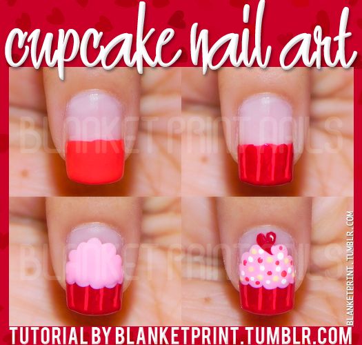 Cupcake #nails #nailart