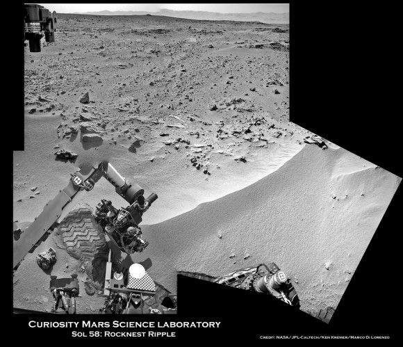 Curiosity Set for First Martian Scooping at Rocknest