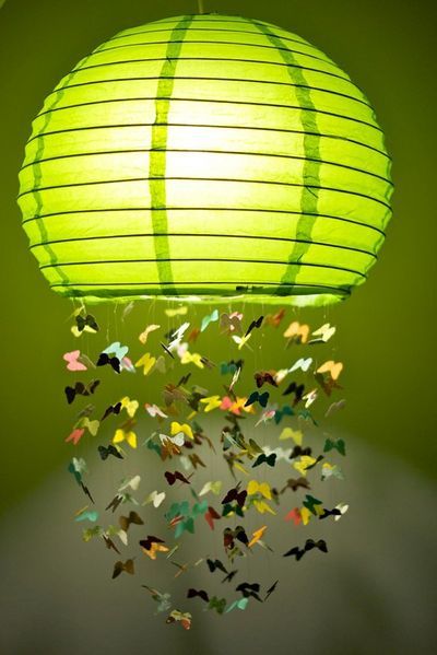 #DIY Butterfly light