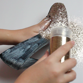 DIY Glitter Heels… For the heels you want to cover up that you buy at a cheap