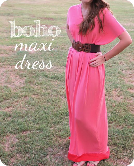 DIY maxi dress