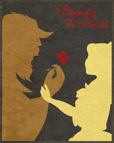 Disney Movie Posters by Taylor Denning, via Behance