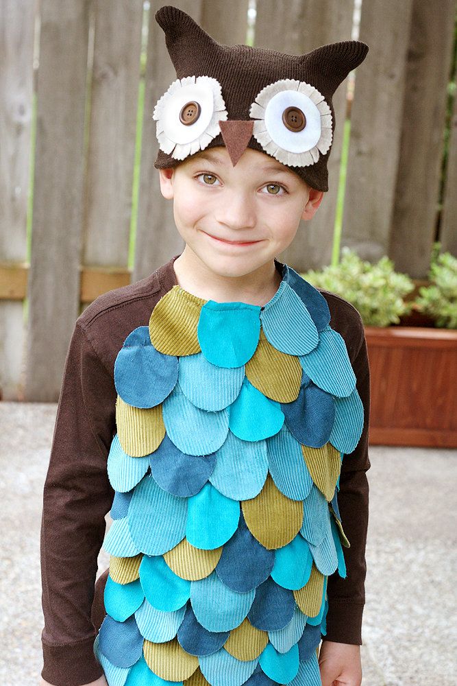 Easy DIY Owl Halloween costume