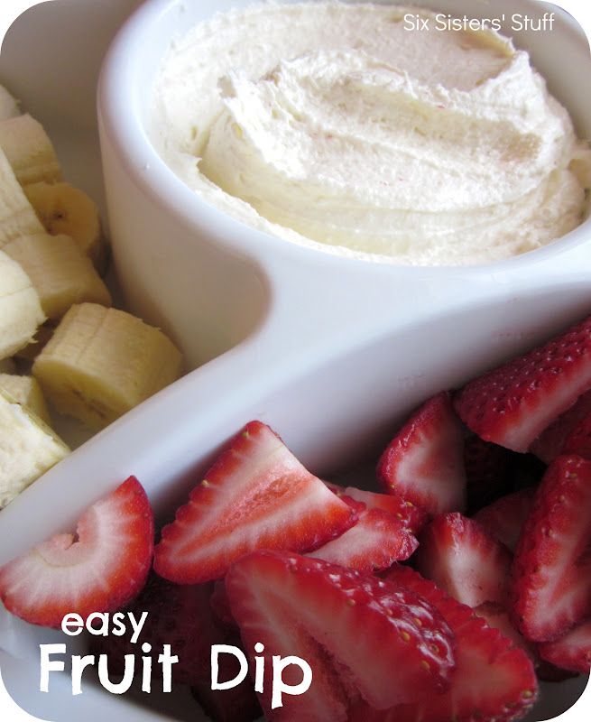 Easy and delicious fruit dip.  Only 2 ingredients!  You'll never want to eat