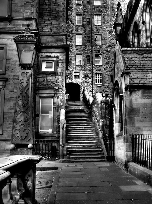 Edinburgh,  the passage to get into Mylne´s Court. Sorry not to mention the