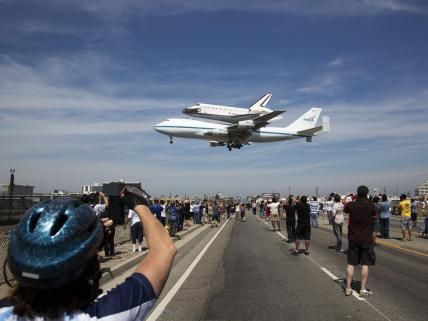 Endeavour's Final Flight Ends  The space shuttle Endeavour, atop the Shuttle