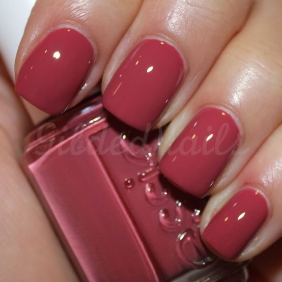 Essie – Raspberry Red. perfect for autumn