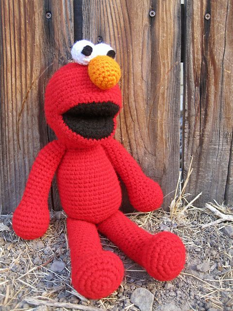Free Elmo crochet pattern!