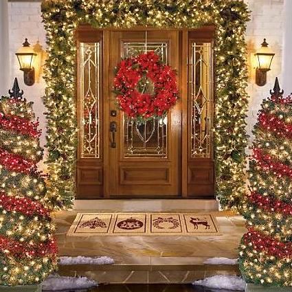 Front porch idea for Christmas
