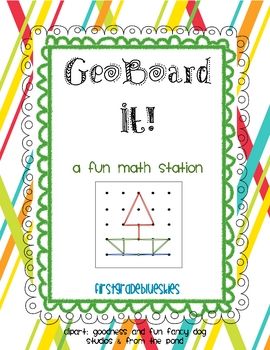 Geoboards are a great way to explore geometric shapes, properties of plane shape