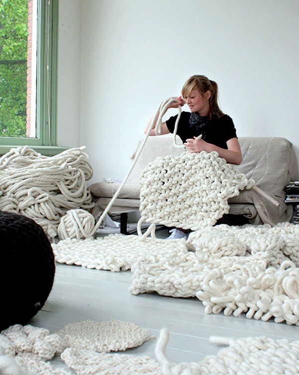 Giant knitting!