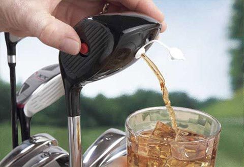 Gift for a golfer.  Golf Club Drink Dispenser