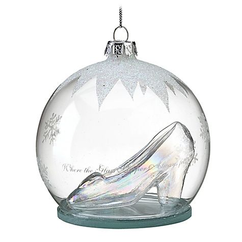 Glass Slipper Cinderella Ornament
