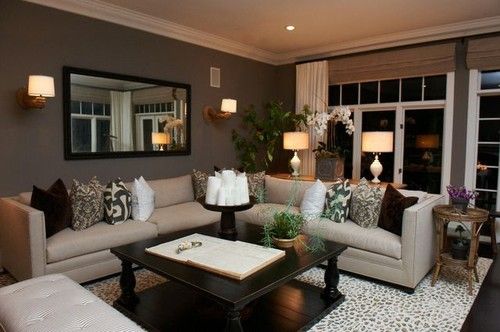 Gray living room