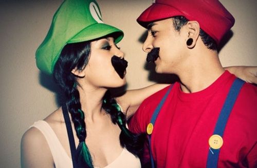 Great couples costume, and I'd get to wear a stache! #halloween