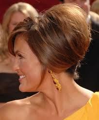 Great up-do for short hair!
