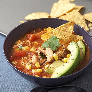 Healthy Mexican-style Chicken Soup
