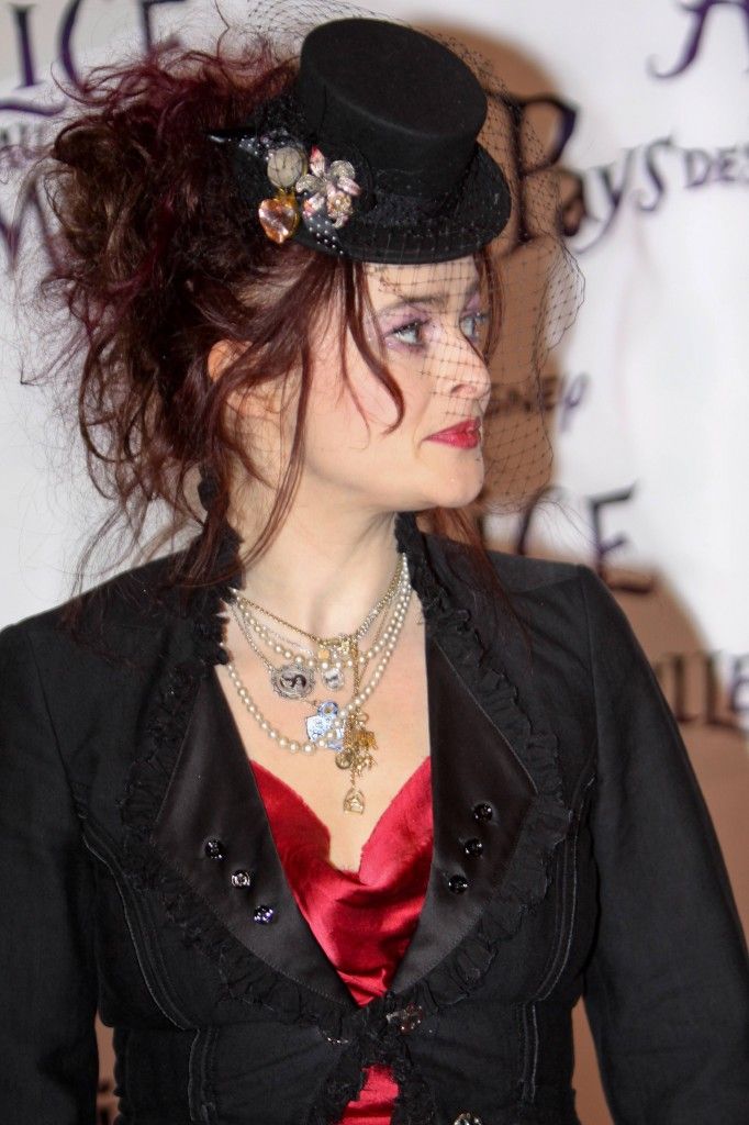 Helena Bonham Carters hat hairstyle