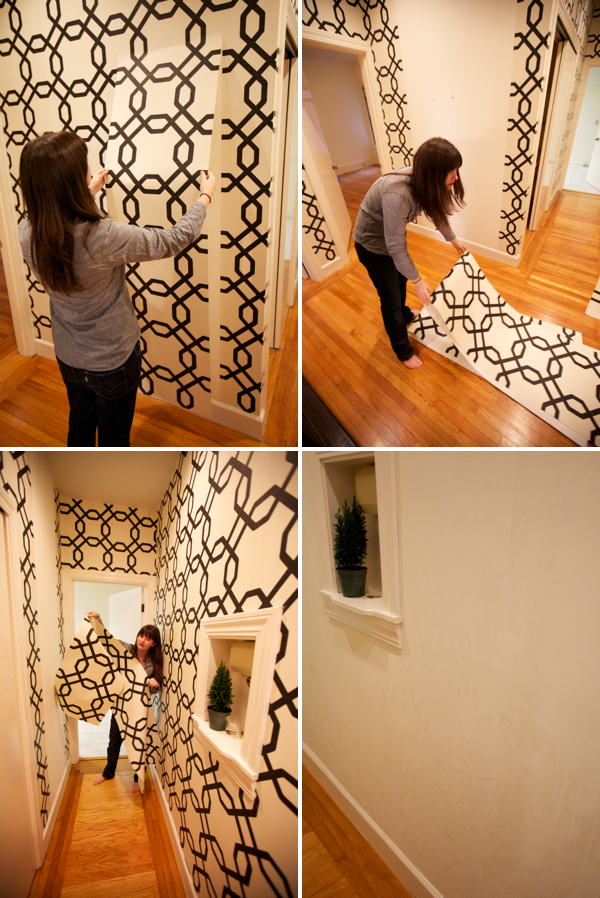 How did I not know this existed? Renter's Wallpaper! Temporary wallpaper you