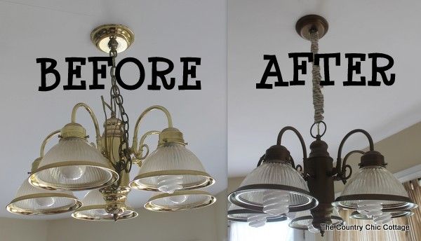 How to spray paint light fixtures