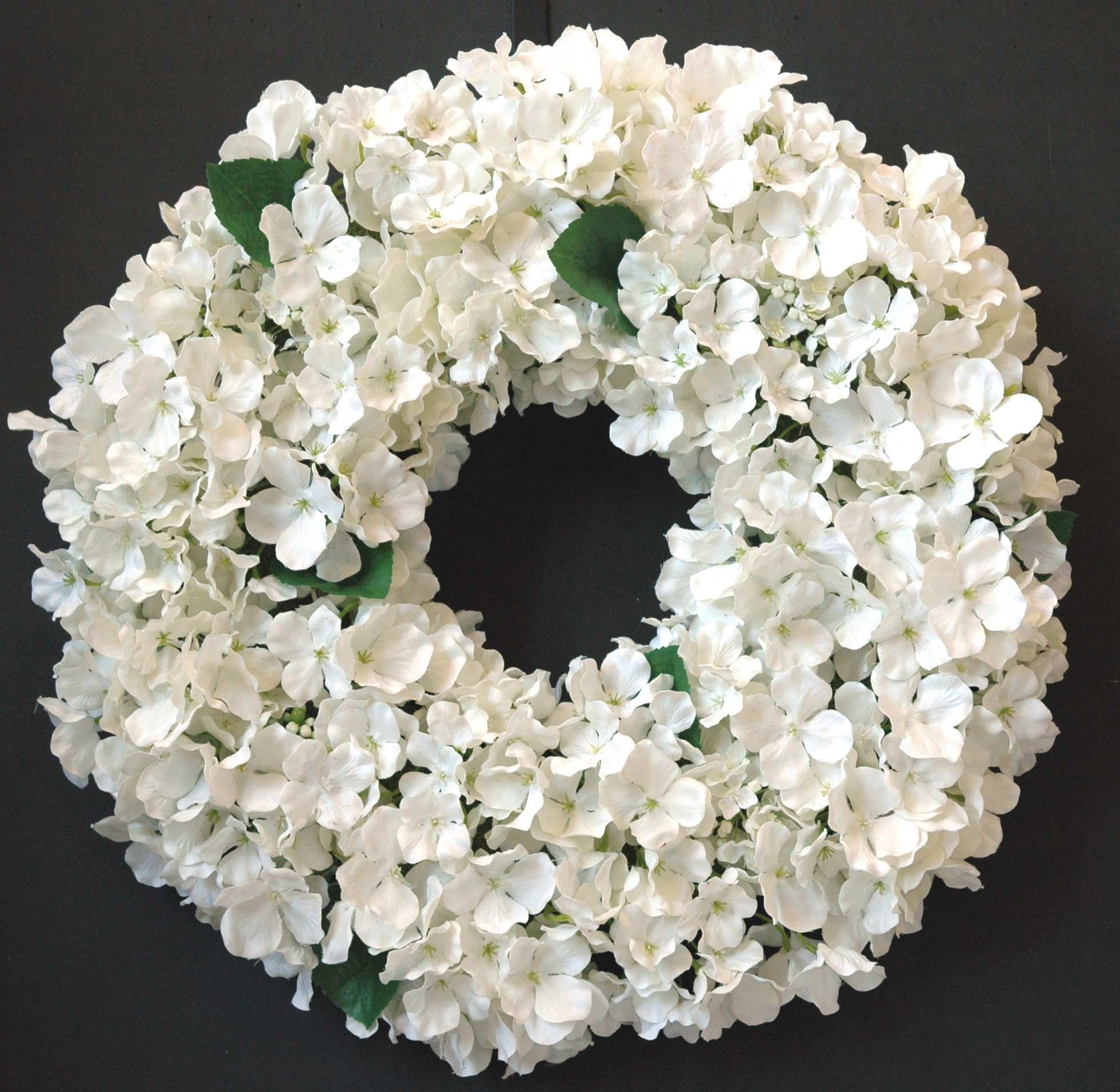 Hydrangea Wreath #wreath #diy