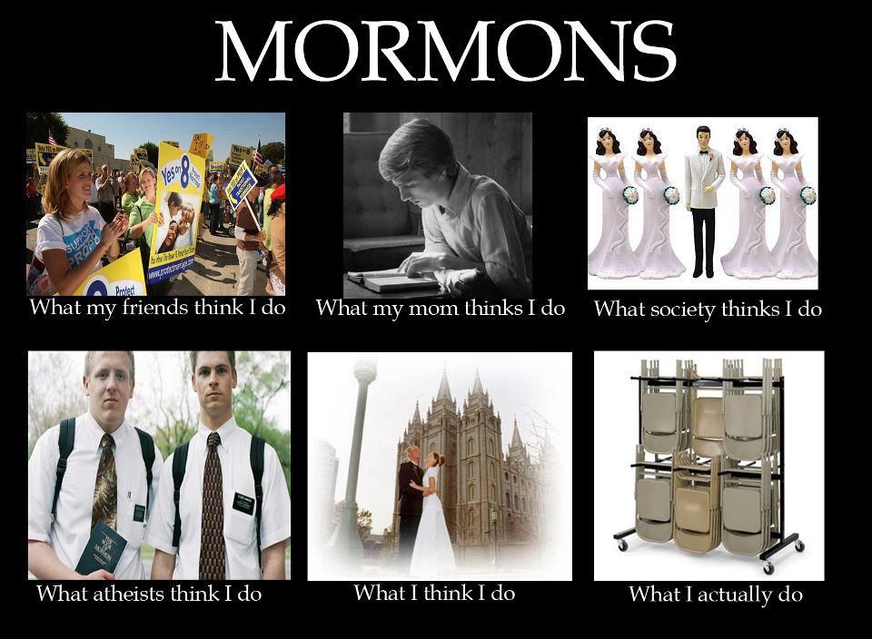 I generally stay away from Mormon stuff on Pinterest. But, uh. This is funny.