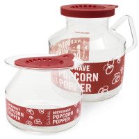 I love popcorn!  With this nifty container you use regular popcorn (with or with