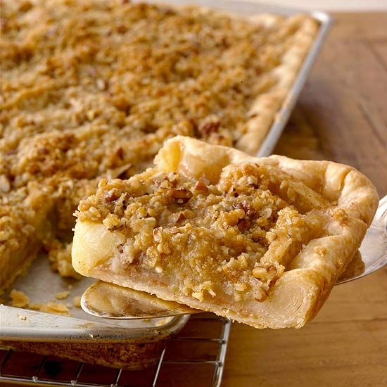 If apple pie and apple crisp had a baby…remember for thanksgiving= Apple Slab
