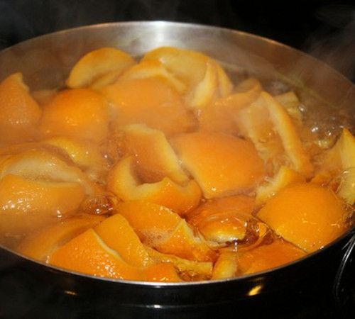 If you want your house to smell heavenly, boil some orange peels with a 1/2 teas