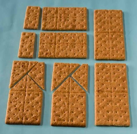 Instructions for making a Graham Cracker Gingerbread House