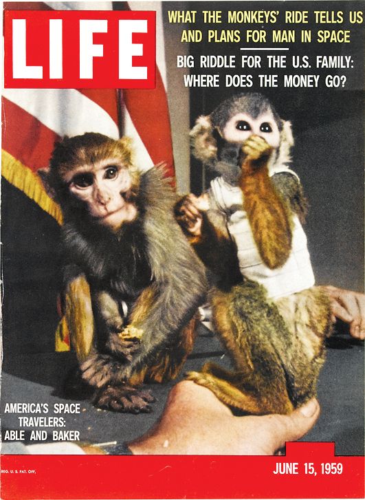 June 15, 1959: America's Space Travelers Able and Baker — What the monkeys&
