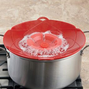 Kuhn Rikon Large Spill STOP Slicone Lid, 12 inch Potatoes, pasta or rice will no