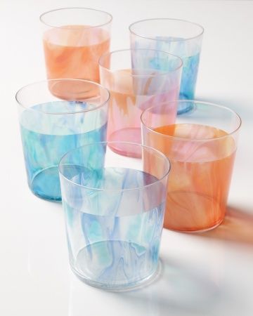 Learn how to make marbleized tumblers with glass paint.